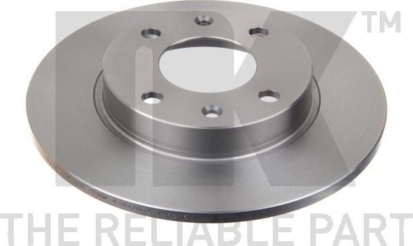 Тормозной диск NK передний для Citroen C15 1984-2005. Артикул 209910