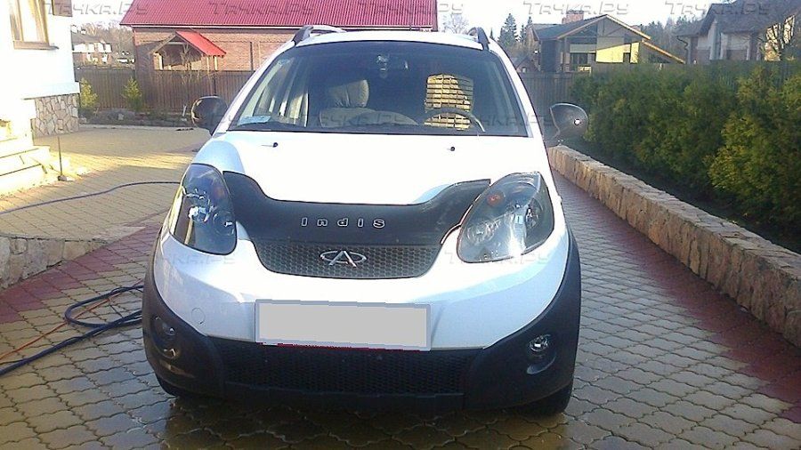 Дефлектор VT52 для капота Chery Indis S18D 2010-2015. Артикул CR08VT