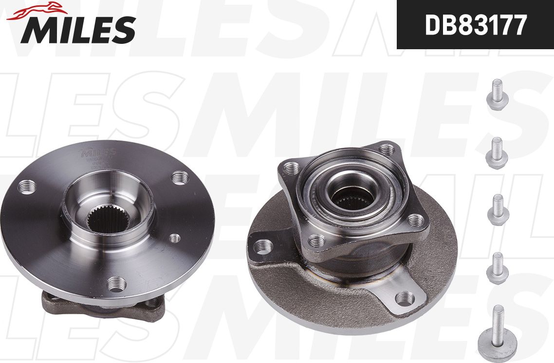 Ступица колеса с интегрированным подшипником Miles. Артикул DB83177