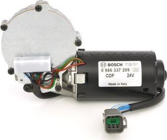 Мотор стеклоочистителя (моторчик дворников) Bosch передний для Scania R 2004-2015. Артикул 0 986 337 209