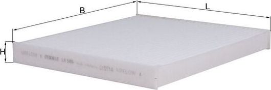 Салонный фильтр Mahle для Suzuki Alto VII (HA25) 2009-2014. Артикул LA 586