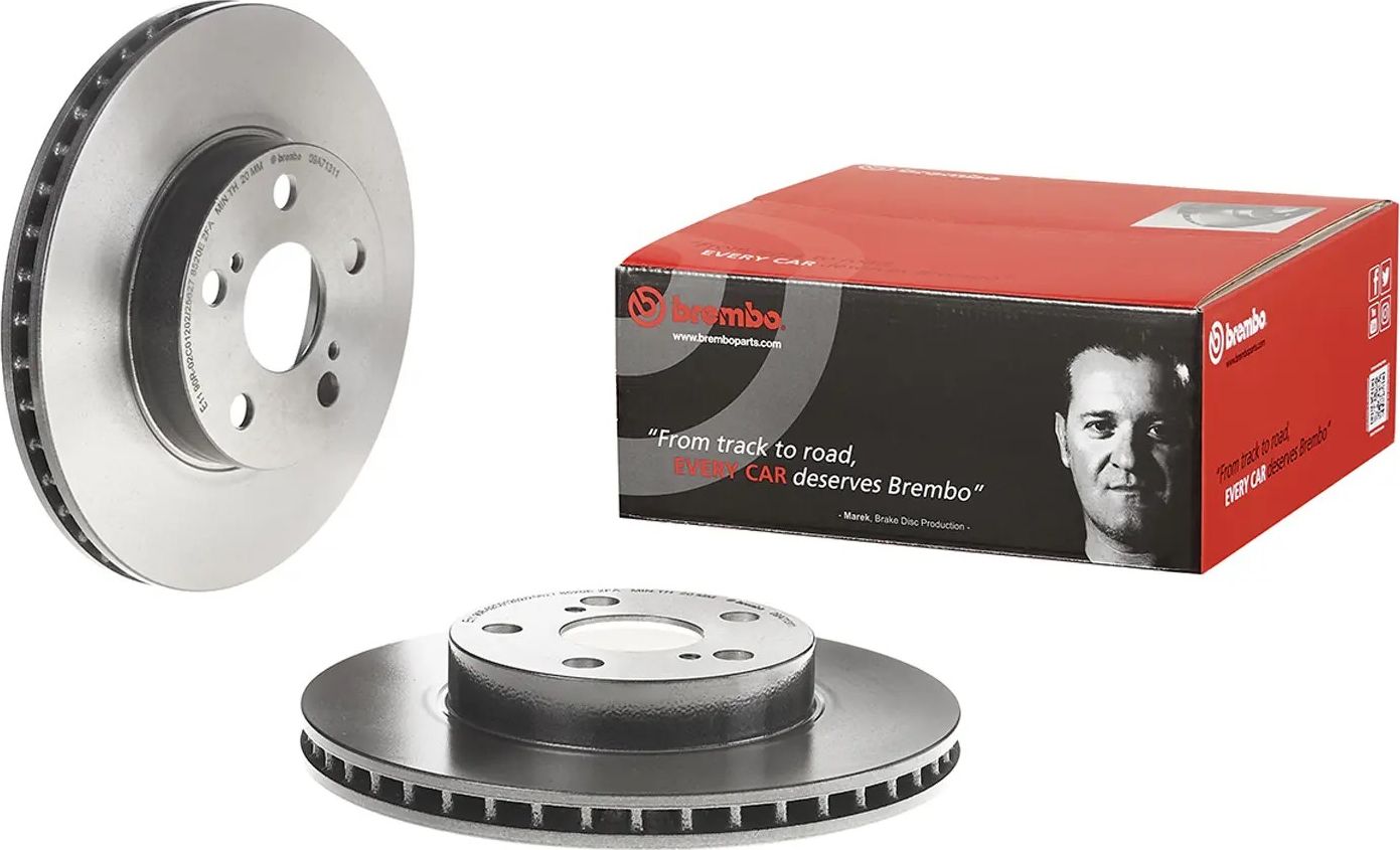 Тормозной диск Brembo PRIME LINE - UV Coated. Артикул 09.A713.11