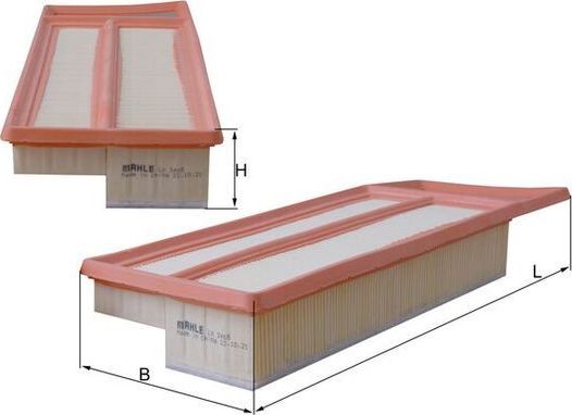 Воздушный фильтр Mahle для Fiat Tipo 356 2015-2026. Артикул LX 3465