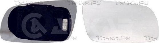Зеркальное стекло бокового зеркала Alkar правое для SEAT Alhambra I 1998-2003. Артикул 6426800