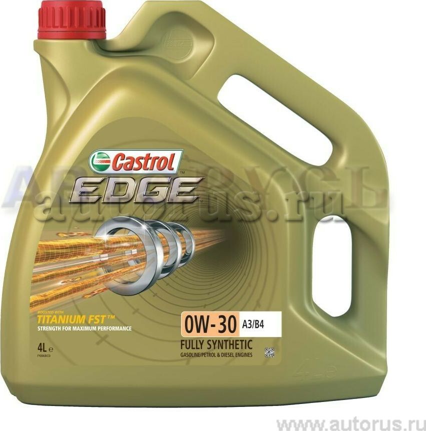 Castrol EDGE 0w30 A3/B4 Titanium 4л. Моторное масло синтетическое для легковых а. Артикул 157E6B