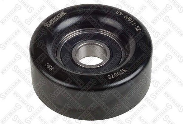 Натяжной ролик (натяжитель) приводного поликлинового ремня Stellox. Артикул 03-40914-SX