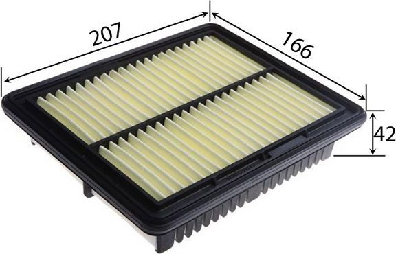 Воздушный фильтр JS Asakashi. Артикул A348J