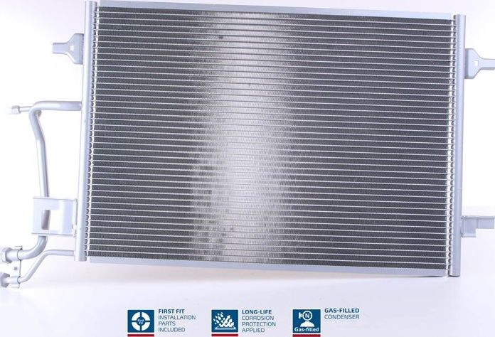 Радиатор кондиционера (конденсатор) Nissens (алюминий). Артикул 94594