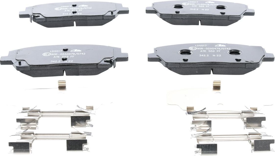 Тормозные колодки ATE Ceramic. Артикул 13.0470-5517.2