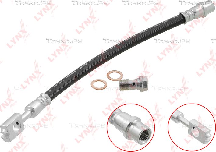 Тормозной шланг LYNXauto для Volkswagen Passat B5 1996-2005. Артикул BL-3203