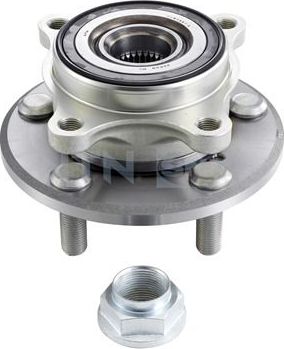 Ступица колеса с интегрированным подшипником NTN / SNR передняя для Honda Legend IV 2006-2012. Артикул R174.79