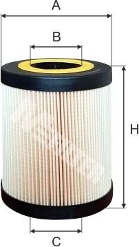 Масляный фильтр MFilter для DAF CF 75 2001-2013. Артикул TE 611