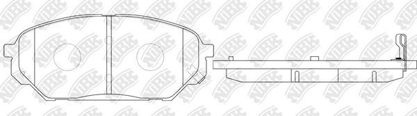Тормозные колодки NiBK. Артикул PN0456