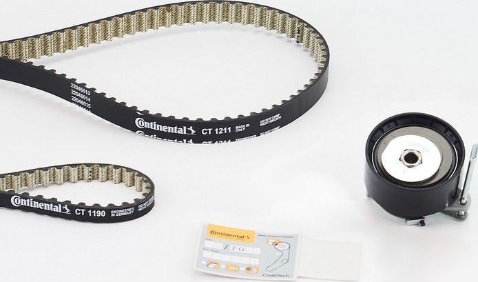 Ремень ГРМ с роликами (комплект) ContiTech. Артикул CT1211K2PRO