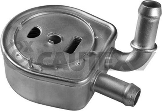 Радиатор масляный (маслоохладитель) для двигателя Cautex для Mazda 3 II (BL) 2008-2014. Артикул 751780