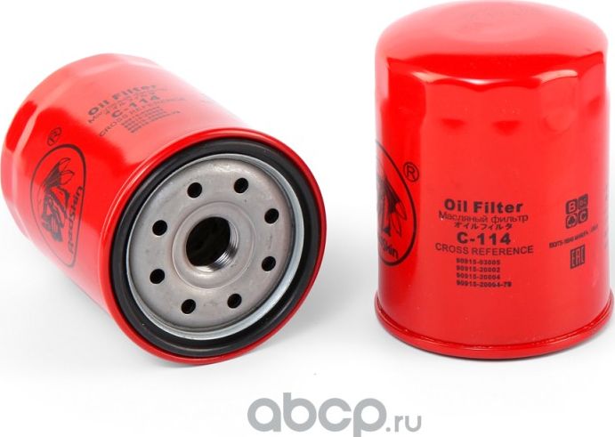 Фильтр масл.C-114/Toyota 90915-03005 (Redskin). Артикул C114