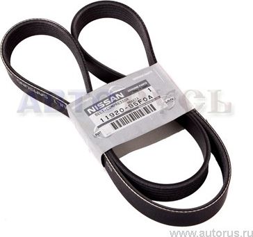Приводной ремень поликлиновой Nissan. Артикул 1192095F0A
