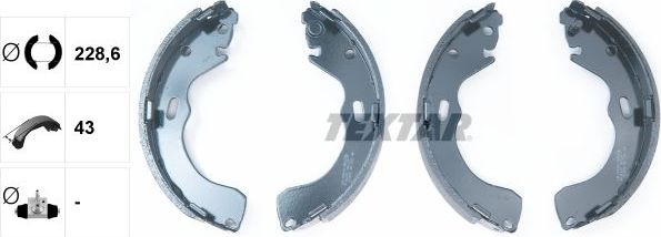 Тормозные колодки Textar. Артикул 91055500