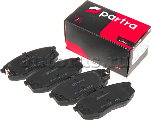 Колодки торм. fr hyundai (Partra). Артикул BP6114