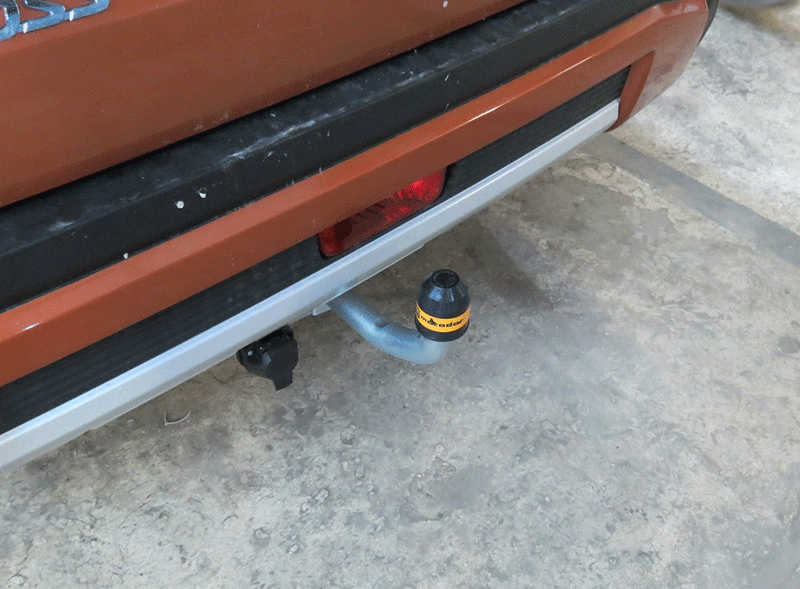 Фаркоп Мотодор для Mitsubishi Xpander Cross 2017-2026. Оцинкованный шар. Артикул 91314-A