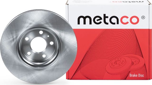 Диск тормозной AUDI A6/A4 07- перед.вент. (Metaco). Артикул 3050112