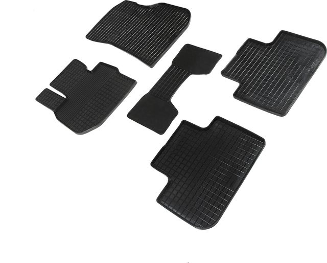 Коврики резиновые Seintex с узором сетка для салона BMW X3 G01 2017-2026. Артикул 88706
