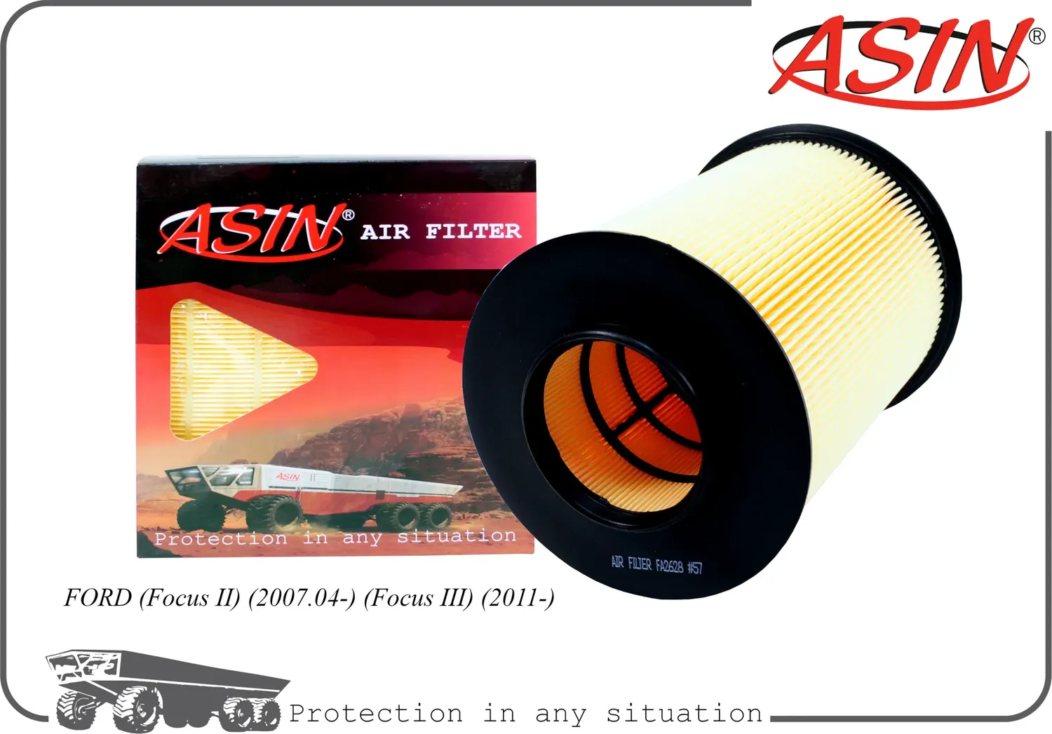 Фильтр воздушный (Asin). Артикул ASINFA2628