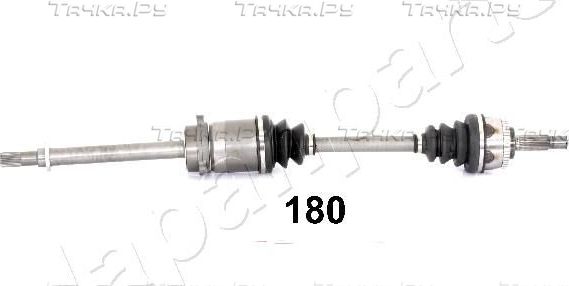 Полуось (привод в сборе, приводной вал) Japanparts. Артикул GI-180