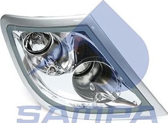 Фара дальнего света Sampa правая для DAF CF 65 2001-2013. Артикул 051.464