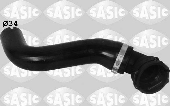 Патрубок радиатора (системы охлаждения) Sasic правый верхний для Fiat Bravo II 2007-2014. Артикул 3406270
