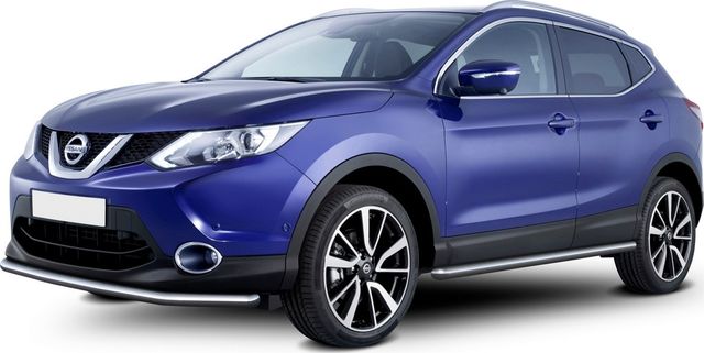 Защита Rival порогов d57 для Nissan Qashqai II рестайлинг 2019-2026. Артикул R.4118.003