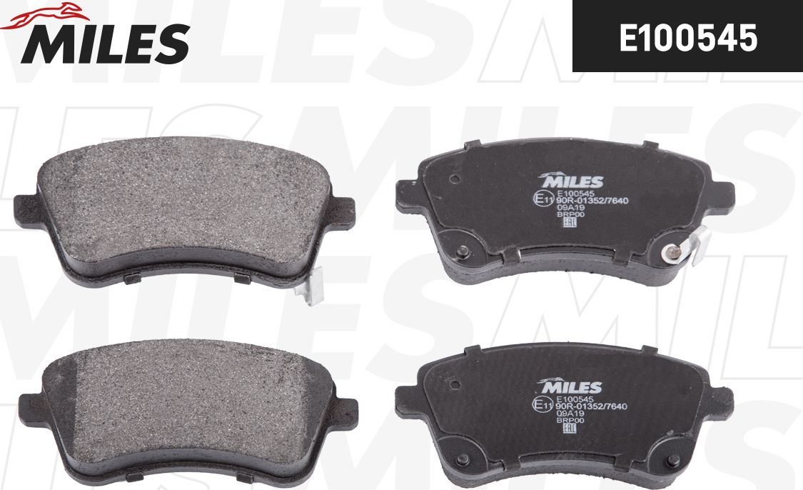 Тормозные колодки Miles (Semi-Metallic). Артикул E100545