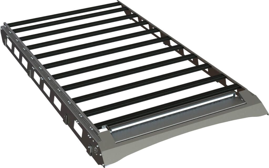 Экспедиционный багажник STC для Toyota Land Cruiser Prado 78 1984-2007 шторка, дальний свет. Артикул STC-TLC76-TR1-L1