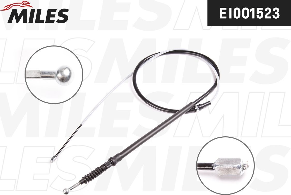 Трос ручника (тросик ручного тормоза) Miles. Артикул EI001523