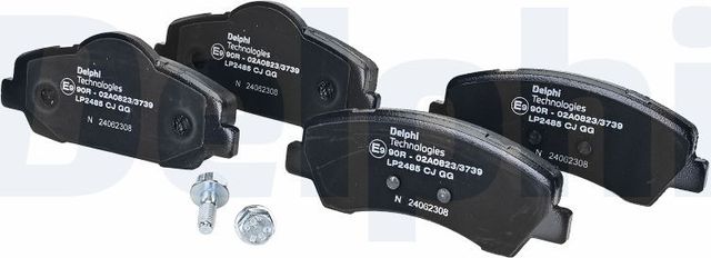 Тормозные колодки Delphi (Low-Metallic). Артикул LP2485