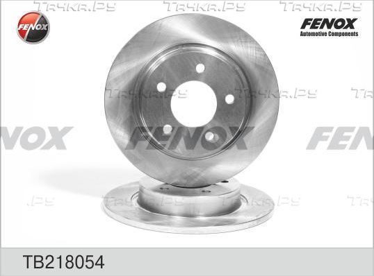 Тормозной диск Fenox задний для Mazda 5 I (CR) 2005-2010. Артикул TB218054