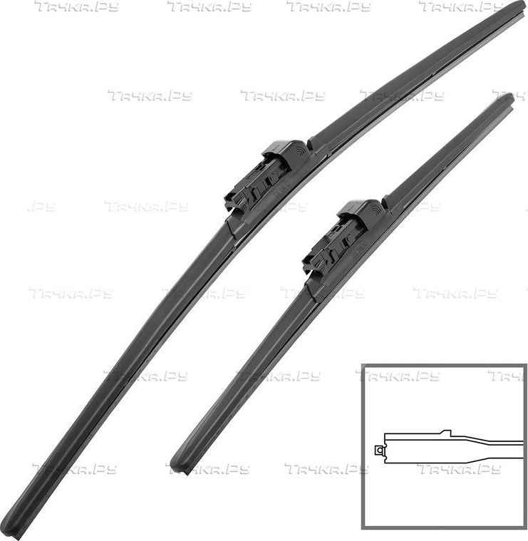 Щетки стеклоочистителя (дворники) Heyner передние для BMW 4 G22, G23 2020-2026. Артикул 020200