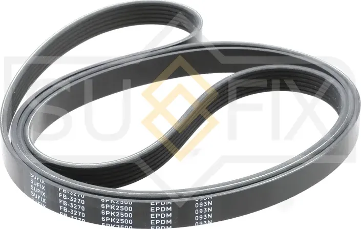 Ремень поликлиновый 6PK2500 (Sufix). Артикул FB-3270