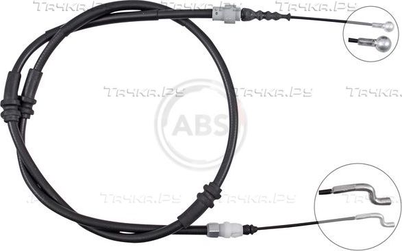 Трос ручника (тросик ручного тормоза) ABS. Артикул K10104