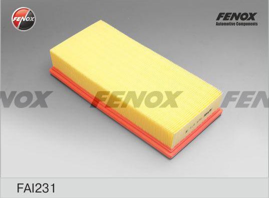 Воздушный фильтр Fenox. Артикул FAI231