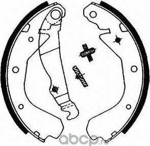 Тормозные колодки (стояночная тормозная система) SCT-Germany. Артикул SS 505