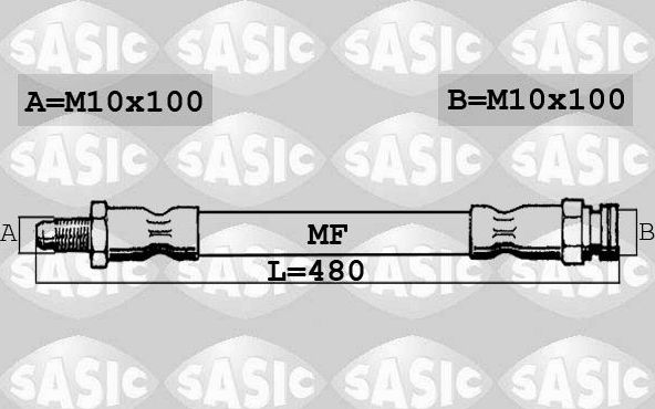 Тормозной шланг Sasic. Артикул 6606023