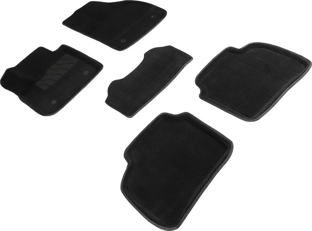 Коврики 3D Seintex для салона Cadillac XT4 2018-2026 ЧЕРНЫЕ. Артикул 96149