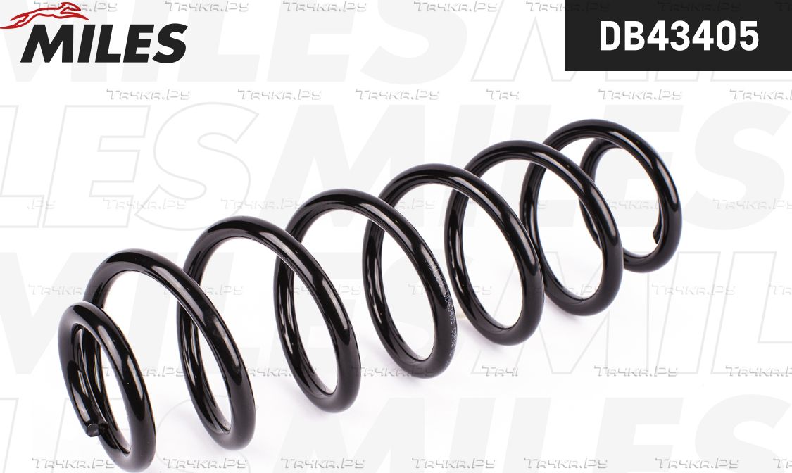 Пружина подвески Miles задняя для Volkswagen Golf VI 2008-2013. Артикул DB43405
