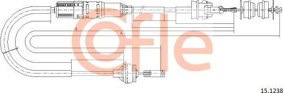 Трос сцепления Cofle. Артикул 92.15.1238