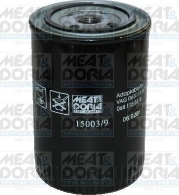 Масляный фильтр Meat & Doria. Артикул 15003/9