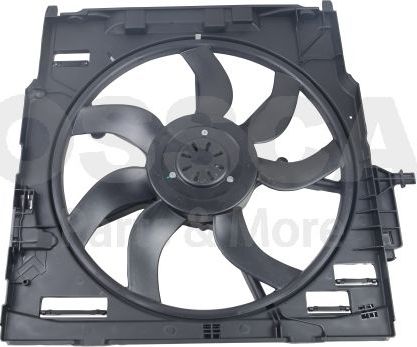 Вентилятор радиатора двигателя (в сборе) OSSCA для BMW X6 I (E71) 2008-2014. Артикул 38777