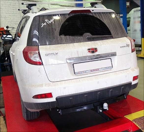Фаркоп Baltex для Geely Emgrand X7 2014-2026. Фланцевое крепление. Артикул 28252421