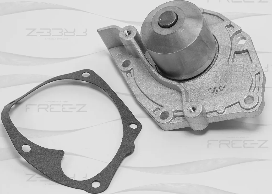 Насос водяной KIA/MITSUBISHI/NISSAN/OPEL/RENAULT CLIO/ESPACE/LAGUNA/MASTER/MEGAN (Free-Z) Free-Z. Артикул KP0194