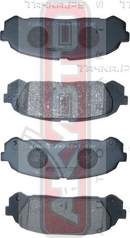 Тормозные колодки Akyoto Packing AKYOTO. Артикул AKD-1409